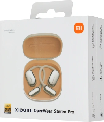 Гарнитура накладные Xiaomi OpenWear Stereo Pro золотистый беспроводные bluetooth крепление за ухом (BHR080FGL)