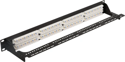 Патч-панель Lanmaster LAN-PPC48U6 19" 1U 48xRJ45 кат.6 UTP
