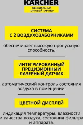 Воздухоочиститель Karcher AF 50 50Вт белый (1.024-822.0)