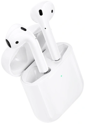 Гарнитура вкладыши Hoco EW91 белый беспроводные bluetooth в ушной раковине (47779)