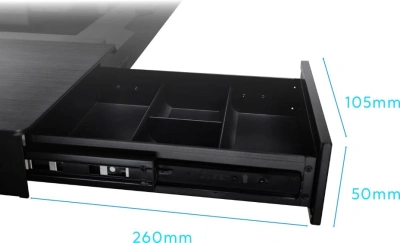 Корпус Lian-Li DK07X черный без БП E-ATX 12x120mm 4x140mm 2xUSB3.0 audio bott PSU