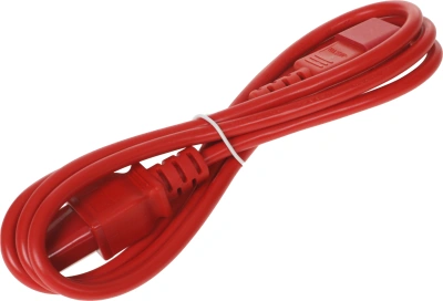 Шнур питания Lanmaster LAN-PP13/14-1.5-RD C13-С14 проводник.:3x0.75мм2 1.5м 220В 10А красный