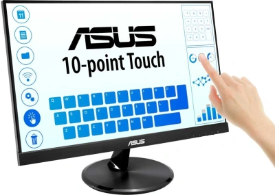 Монитор Asus 21.5" VT229H черный IPS LED 16:9 HDMI M/M глянцевая 1000:1 250cd 178гр/178гр 1920x1080 60Hz VGA FHD USB Touch 3.83кг