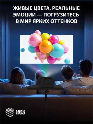 Проектор Cactus CS-PRC.06B.Full HD-A LCD 21000Lm LS 900Lm ANSI (1920x1080) 2000:1 ресурс лампы:50000часов 2xUSB typeA 2xHDMI 4.1кг