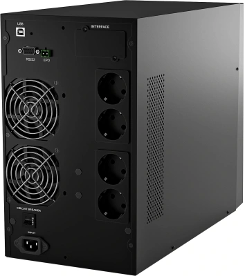 Источник бесперебойного питания Powercom Macan Plus MAC2000TEN 2000Вт 2000ВА черный