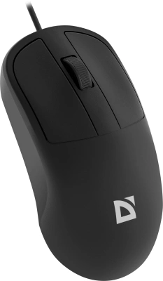 Мышь Defender Datum MS-980 черный оптическая 1200dpi USB для ноутбука 2but (52981)