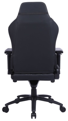 Кресло игровое Cactus CS-CHR-0112BL черный экокожа с подголов. крестов. сталь