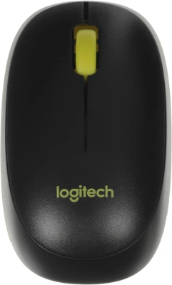 Клавиатура + мышь Logitech MK240 клав:черный/желтый мышь:черный/желтый USB беспроводная slim Multimedia (920-008198)
