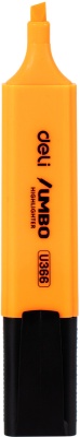 Текстовыделитель Deli EU366-OR Jumbo скошенный пиш. наконечник 1-5мм оранжевый