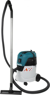 Строительный пылесос Makita VC2512L 1000Вт (уборка: сухая/влажная) серый