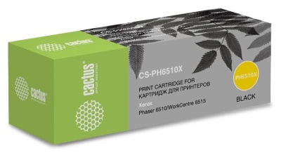 Картридж лазерный Cactus CS-PH6510X 106R03488 черный (5500стр.) для Xerox Phaser 6510/WC6515