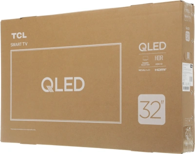 Телевизор QLED TCL 32" 32S4K-RU черный HD 60Hz DVB-T DVB-T2 DVB-C DVB-S DVB-S2 USB WiFi Smart TV (RUS)