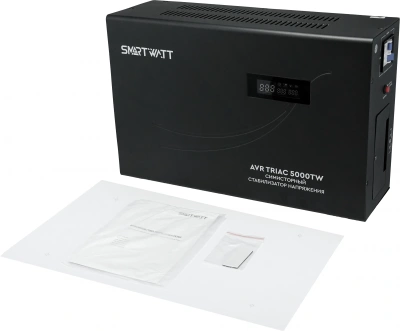 Стабилизатор напряжения Smartwatt AVR Triac 5000TW 5000ВА черный