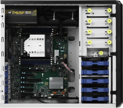 Сервер IRU Rock W9105P 1x5217 2x16Gb 1x1Tb M.2 SSD С621 AST2500 2xRJ45 1x650W w/o OS (2138595)