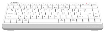 Клавиатура A4Tech FBK11 белый/серый USB беспроводная BT/Radio slim (FBK11 WHITE)
