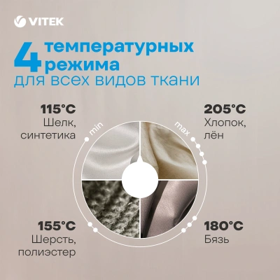 Утюг Vitek VT-1257 2400Вт фиолетовый