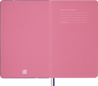 Блокнот Moleskine LIMITED EDITION SAKURA LESU08QP060BOX Large 130х210мм обложка текстиль 176стр. линейка твердая обложка подар.кор. синий 2025
