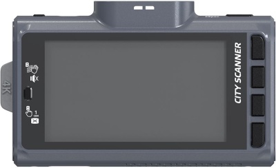 Видеорегистратор Silverstone F1 CityScanner 4K Wi-Fi черный 2Mpix 2160x3840 2160p 140гр. GPS AIT 8629