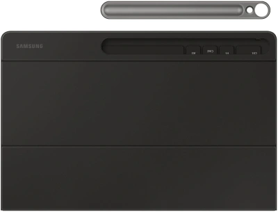 Чехол-клавиатура Samsung для Samsung Galaxy Tab S10 FE+ Book Cover Keyboard Slim поликарбонат/полиуретан черный (EF-DX620UBRGRU)