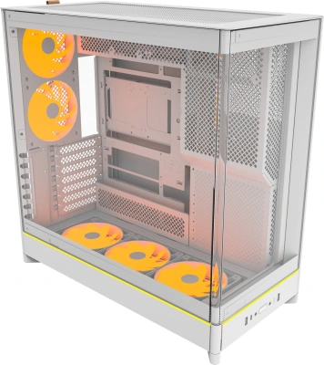 Корпус Montech HS02 Pro белый без БП ATX 8x120mm 2xUSB3.0 audio