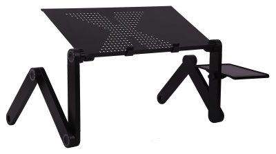 Стол для ноутбука Buro BU-804 столешница металл черный 48x48x26см