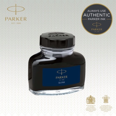 Флакон с чернилами Parker Quink Z13 (1950378) черный/синие чернила 57мл для ручек перьевых