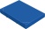 Папка-короб на резинке Бюрократ -BA40/07BLUE пластик 0.7мм корешок 40мм A4 синий