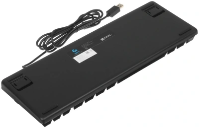 Клавиатура Logitech G412 TKL механическая черный USB for gamer LED (920-010449) кабель 1.8м