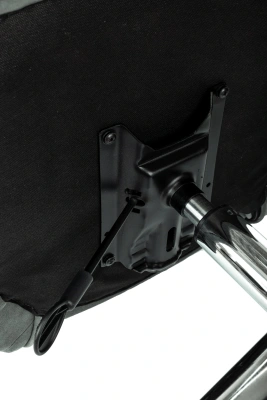 Кресло Бюрократ CH-390SL серый Alfa 44 крестов. металл хром