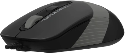 Мышь A4Tech Fstyler FM10ST серый/черный оптическая 1600dpi silent USB для ноутбука 3but (FM10ST GREY)