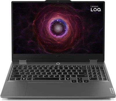 Ноутбук Lenovo LOQ 15ARP9 Ryzen 5 7235HS 16Gb SSD512Gb NVIDIA GeForce RTX 3050 6Gb 15.6" IPS FHD (1920x1080) без ОС grey WiFi BT Cam (83JC0057PS)