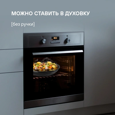 Сковорода Rondell Escurion RDA-894 круглая 26см покрытие: Xylan Plus ручка съемная (без крышки) черный