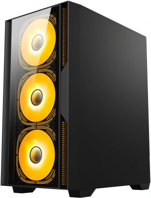 Корпус Bloody CC-123 черный без БП mATX 8x120mm 2xUSB2.0 1xUSB3.0 audio bott PSU