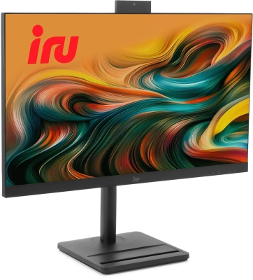 Моноблок IRU Strato 717 27" QHD i7 1255U (1.7) 16Gb SSD1Tb UHDG Windows 11 Pro GbitEth WiFi BT 120W Cam черный 2560x1440