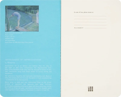 Блокнот Moleskine LIMITED EDITION CAHIER MUSEE D`ORSAY SKCAHL6911S3NL Large 130х210мм обложка картон 120стр. нелинованный мягкая обложка синий/коричневый (2шт)