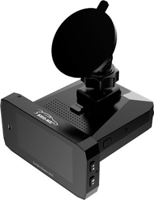 Видеорегистратор с радар-детектором Sho-Me Combo Raptor WiFi черный 1296p 140гр. GPS внутренняя память:2Gb Ambarella A12A35