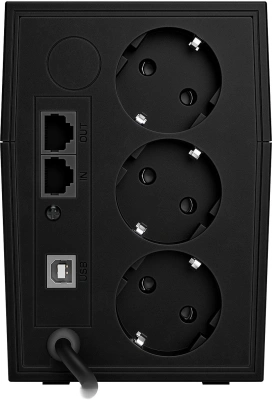 Источник бесперебойного питания Powercom Raptor Plus RPT650EU 390Вт 650ВА черный