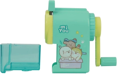 Точилка для карандашей механическая Deli E0641 miYou 1 отверстие пластик ассорти