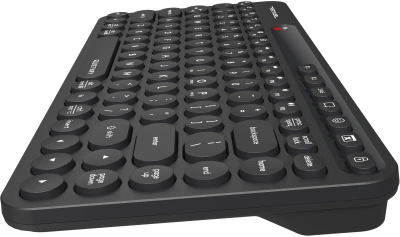 Клавиатура A4Tech FBK36C AS черный USB беспроводная BT/Radio slim Multimedia