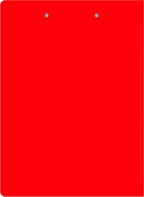 Папка клип-борд Бюрократ -PD602RED A4 пластик 1.2мм красный с крышкой