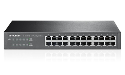 Коммутатор TP-Link TL-SG1024D (L2) 24x1Гбит/с неуправляемый