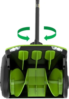 Снегоуборщик электр. Greenworks GD40SS2 1.4кВт