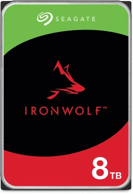 Жесткий диск Seagate SATA-III 8TB ST8000VN002 NAS Ironwolf 512E (5400rpm) 256Mb 3.5"
