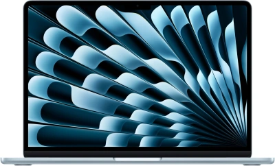 Ноутбук Apple MacBook Air A3240 M4 10 core 16Gb SSD256Gb/8 core GPU 13.6" Liquid Retina (2560x1664) macOS lt.blue WiFi BT Cam (MC6T4HN/A)