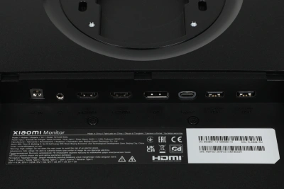 Монитор Xiaomi 27" 4K Monitor A27Ui черный IPS LED 6ms 16:9 HDMI матовая HAS Piv 360cd 178гр/178гр 3840x2160 60Hz DP 4K USB 5.5кг