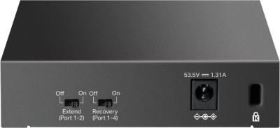 Коммутатор TP-Link LS105GP (L2) 5x1Гбит/с 4PoE 65W неуправляемый