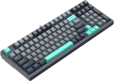 Клавиатура A4Tech FS300 механическая черный/серый USB for gamer LED (FS300 PANDA ROCK) кабель 1.8м