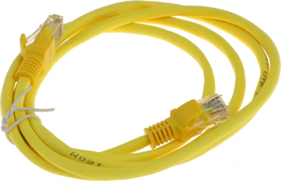 Патч-корд Premier PP12-1.5M/Y 1000Гбит/с UTP 4 пары cat.5E CCA molded 1.5м желтый RJ-45 (m)-RJ-45 (m)