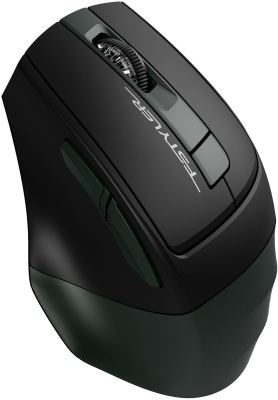 Мышь A4Tech Fstyler FB35S темно-зеленый/черный оптическая 2000dpi беспров. BT/Radio USB для ноутбука 5but (FB35S USB MIDNIGHT GREEN)