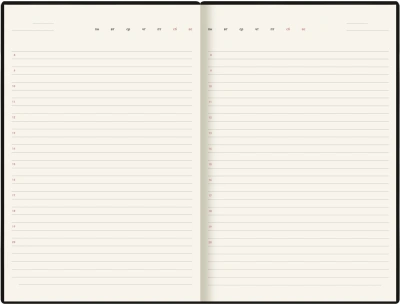 Ежедневник Deli VG CN146 A5 недатир. 136стр. ассорти Терраса кафе